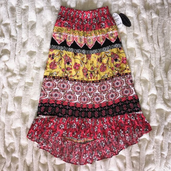 Colorful Scoop Skirt w/Ruffle Bottom, Sz 0-2, NWT! - Picture 3 of 14